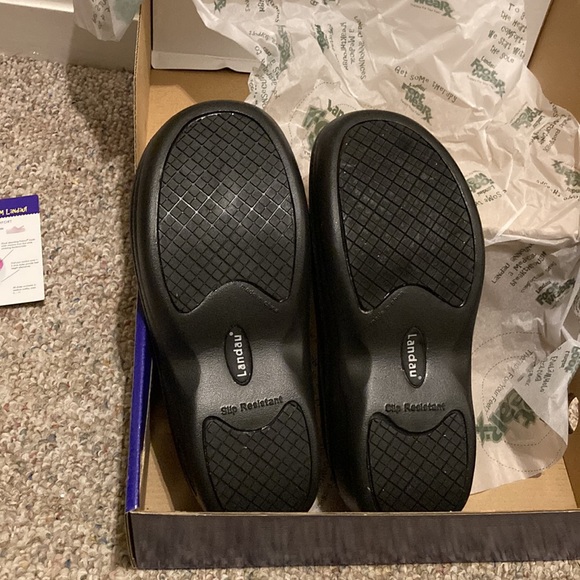 LANDAU “FOOTWEARx” Black NURSES SHOES w/ Antibacterial Lining; NIB Size W5/ M4 - Picture 8 of 14